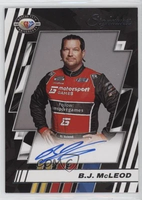 2023 Panini Prizm NASCAR 75th Anniversary Signatures BJ McLeod #75-BJ Auto - Image 1 of 2