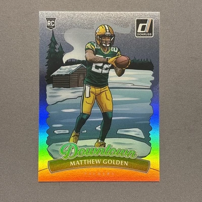 2025 Donruss Matthew Golden Downtown! Standard Size Case Hit Packers WR!…MINT - Image 1 of 2