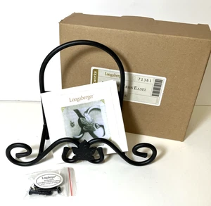 Longaberger Schmiedeeisen Staffelei / Tellerregal Ahornblatt Tischplatte oder Wandvitrine - Bild 1 von 14