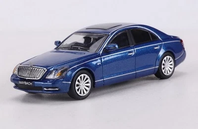 SHADOW 1/64 Scale Maybach 57S Blue Diecast Car Model Toy Collection Gift NIB - Bild 1 von 4