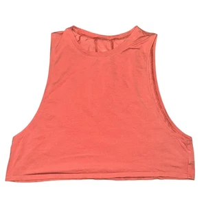 Lululemon Muscle Love bauchfreies Tanktop Damen Gr. 6 rustikal koralle Pima-Baumwolle W1AK8S - Bild 1 von 3