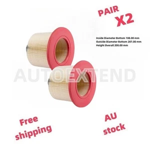 2X Air filters for FORD FALCON ( 8CYL. ) FPV PURSUIT UTE 5.4L V8 2003-ON - Picture 1 of 1