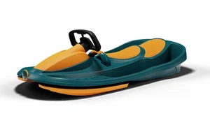 Zweisitzer Bob Lenkbob Galactus riesig 112 cm bis 140 kg Lava Orange - Bild 1 von 7