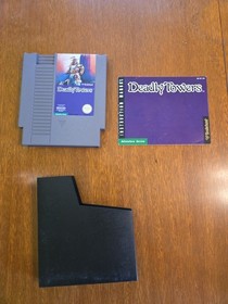 Deadly Towers Nintendo Entertainment System NES 1987 With Manual Tested & Works