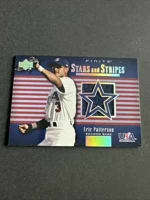2003 Upper Deck Finite Stars And Stripes Jersey #USA-J15 Eric Patterson - Image 1 of 4