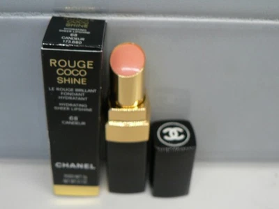 Chanel Rouge Coco Shine Hidratante Transparente Lápiz Labial Color # 68 Candeur Nuevo en Caja Foto 1 de 4