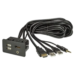Presa da incasso USB 2.0 tipo A HDMI AUX presa da incasso con cavo 180 cm - Foto 1 di 3