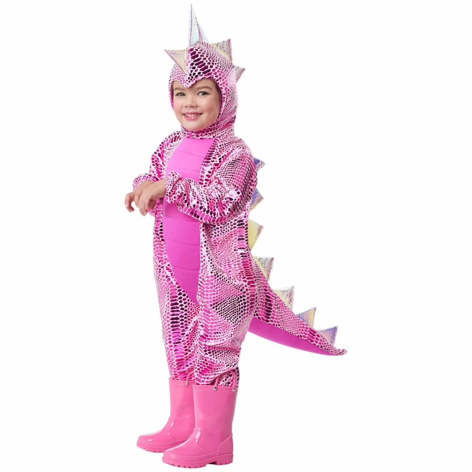 Disfraz Pink-A-Saurus Rex T-Rex Dinosaurio Dino Semana del Libro Niñas Pequeñas Foto 1 de 1