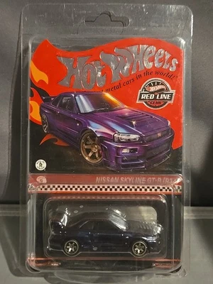 Hot Wheels Collectors RLC Nissan Skyline GT-R BNR34 HWF14 Purple R34 - Image 1 of 4
