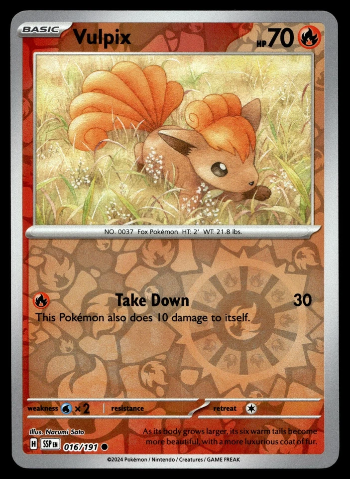 Vulpix 016/191 SV08: Surging Sparks - Image 1 of 2