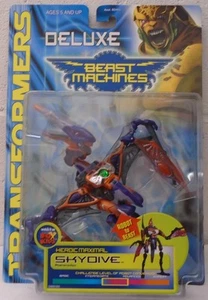 Transformers Beast Machines Deluxe Skydive Pteranodon Dinosaur Heroic Maximal - Picture 1 of 2