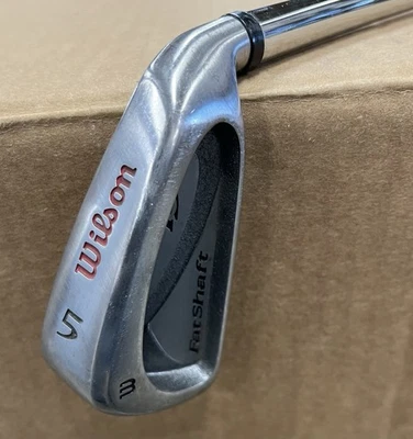 WILSON - Fat Shaft FS - 5 iron - RH Right Hand - Regular Steel - 38" * EXCELLENT - Image 1 of 4
