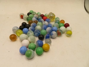 Vintage NACHLASSVERKAUF LOT 62 VERSCHIEDENE ,MURMELN 1 großer gelber Streifen - Bild 1 von 2