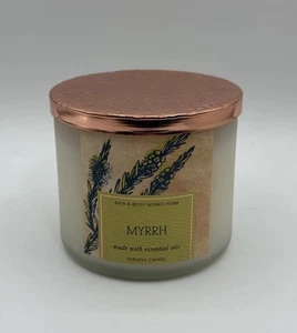 Bath & Body Works Myrrh Scented 3-Wick Candle *New - Picture 1 of 4