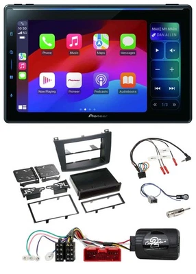 Pioneer Bluetooth DAB Lenkrad USB Autoradio für Mazda 3 2009-2013 analog - Bild 1 von 4