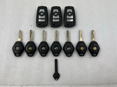 Lot of 11 OEM BMW Keys 3 of F10 F30 Fxx Keys 7 of E46 E85 E86 Keys 1 Spare Key - Image 1 of 4