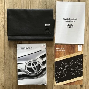 16-19 TOYOTA YARIS HYBRID OWNERS MANUAL HANDBOOK & WALLET Print 2016 Ref18864 - Picture 1 of 24