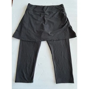 Coolibar Kahula Falda Natación Capris UPF 50+ Protección Solar Negro L - Imagen 1 de 6