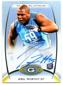 Jerel Worthy Topps Platinum 2012 Rifrattore RC Rookie Autografo Auto - KD - Foto 1 di 2
