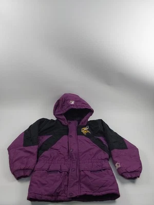 Vintage Minnesota Vikings Parka Starter Jacket Youth Size M - Image 1 of 4