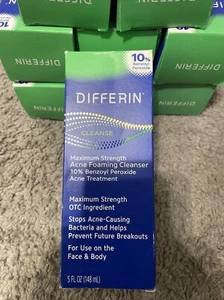 1 Differin Cleanse Maximum Strength Acne Foaming Cleanser 5 fl Oz New Exp 3/2025 - Picture 1 of 1