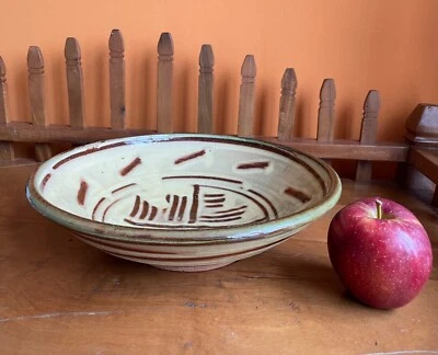 Clive Bowen Studio Pottery Bowl with a Geometric Design to Well Unmarked - Image 1 of 4