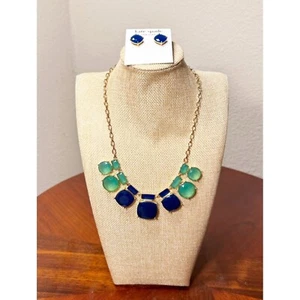Kate Spade Cause A Stir Graduated Stone Necklace & Stud Earring Set - NWT - Picture 1 of 8