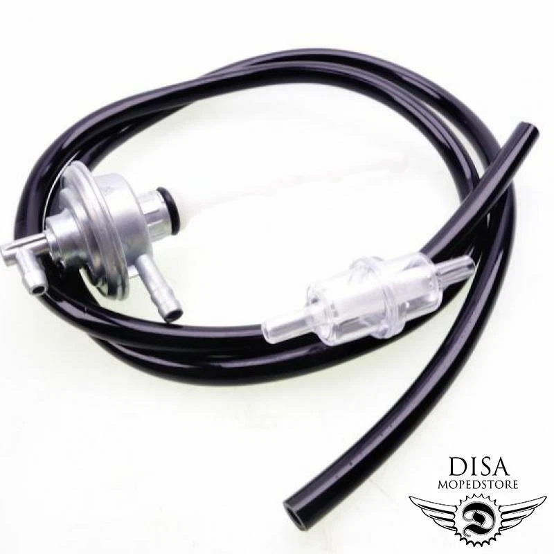 Benzinhahn + Benzinfilter + Benzinschlauch schwarz für Aprilia SR 50 Malaguti - Bild 1 von 1