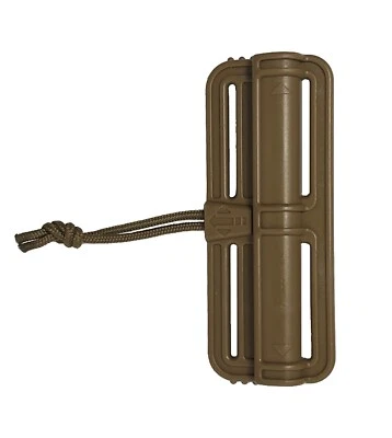 Duraflex Hebilla de Liberación Rápida / Tubos V2 Doble Ranura (Marrón Coyote IR) Militar Foto 1 de 4