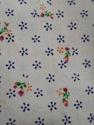 5 Yards Of Light Blue Poly Cotton Fabric - Image 1 of 4