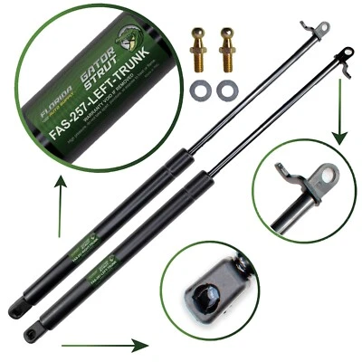 Two Trunk Lift Supports FAS-257-L-R-2 Fits 1993-1997 Lexus GS300 With Hardware - Image 1 of 4