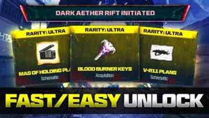 COD MW3 Zombies MWZ S2 Schematics Mag Of Holding, VR11, Blood Burner Key - Picture 1 of 1