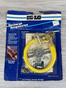 IG-LO Auto Air Conditioner Recharge Hose & Valve Assembly Kit - Picture 1 of 13