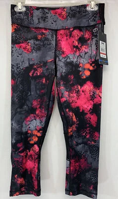 TAPOUT女式小号粉色黑色灰色健身紧身裤卡普里长 TapOut — 第 1/4 张图片