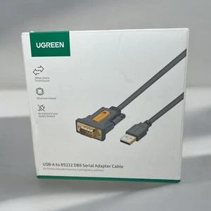 UGREEN USB to RS232 Adapter Serial Cable DB9 Male 9 Pin with PL2303 Chipset RS-2 - Bild 1 von 8