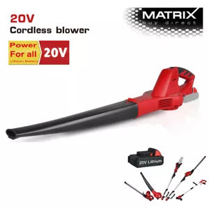 Matrix 20V Cordless Lithium leaf blower variable speed Skin only (no battery) - Picture 1 of 7