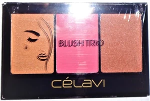 Celavi Blush Trio Iluminating & Highlight 3 Colors 14 Gr. Lot of 1 , NEW # - Picture 1 of 1
