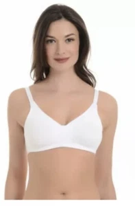 La Leche League Cool & Comfortable Maternity Nursing Bra - White -  40C FREE  SH - Picture 1 of 4