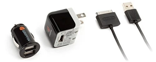 Griffin CAR WALL PowerDuo Micro Iphone Ipod 5W Black - Image 1 of 1