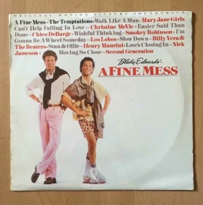 A Fine Mess Soundtrack [1986] Vinyl LP Motown Los Lobos The Temptations Smokey Foto 1 de 2