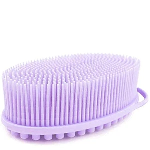 Avilana Scrubber Corpo in Silicone Esfoliante Facile da Pulire, Pelle Bene, Las Lunghe - Foto 1 di 12