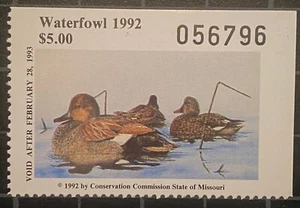 US Stamps - SC# RW MO 14  - Duck Stamp - Unused NG - CV $8.00 - Picture 1 of 1