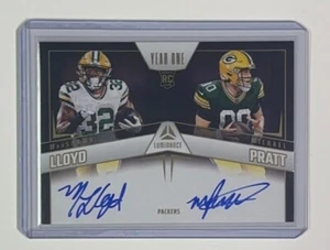 2024 Luminance Marshawn Lloyd/Michael Pratt Year One Dual RC Auto Packers - Picture 1 of 2
