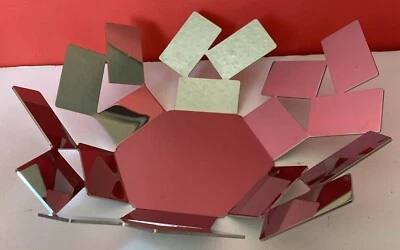 Корзина La Stanza Dello Scirocc нержавеющая сталь 18/10 9 3/4 дюйма x 9 1/4 дюйма H2 1/2@ - Изображение 1 из 4