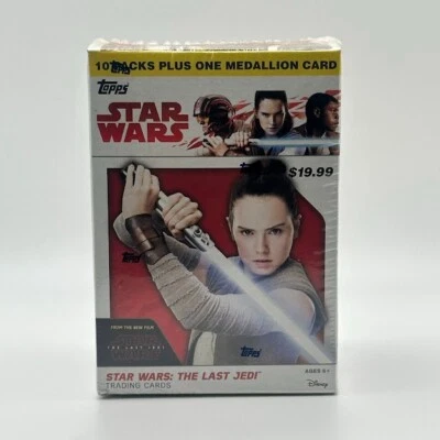 2017 Topps Star Wars: Die Letzten Jedi EXKLUSIVE Blaster-Box-SPEZIALMEDAILLE - Bild 1 von 2