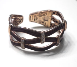 Exquisite Belle Etoile 925 Cuff Bracelet - Picture 1 of 16