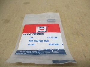 OEM Delco 6555320 A/C Compressor Clutch Hub Woodfuff Key 15-46 - Picture 1 of 2