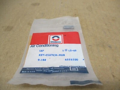 OEM Delco 6555320 A/C Compressor Clutch Hub Woodfuff Key 15-46 - Image 1 of 2