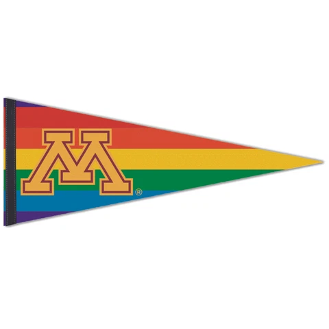 WinCraft Minnesota Golden Gophers 12'' x 30'' Pride Premium Pennant Cover