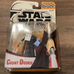 Star Wars Clone Wars Modellino Count Dooku 2003 Hasbro Cartoon Network - Foto 1 di 9